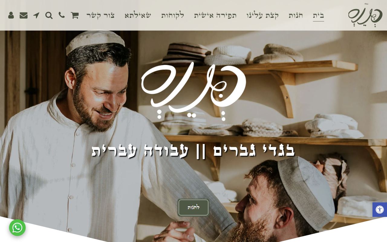 צילום מסך של האתר פננס